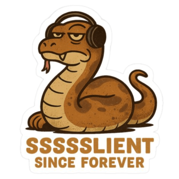 Snake Headphone Sticker