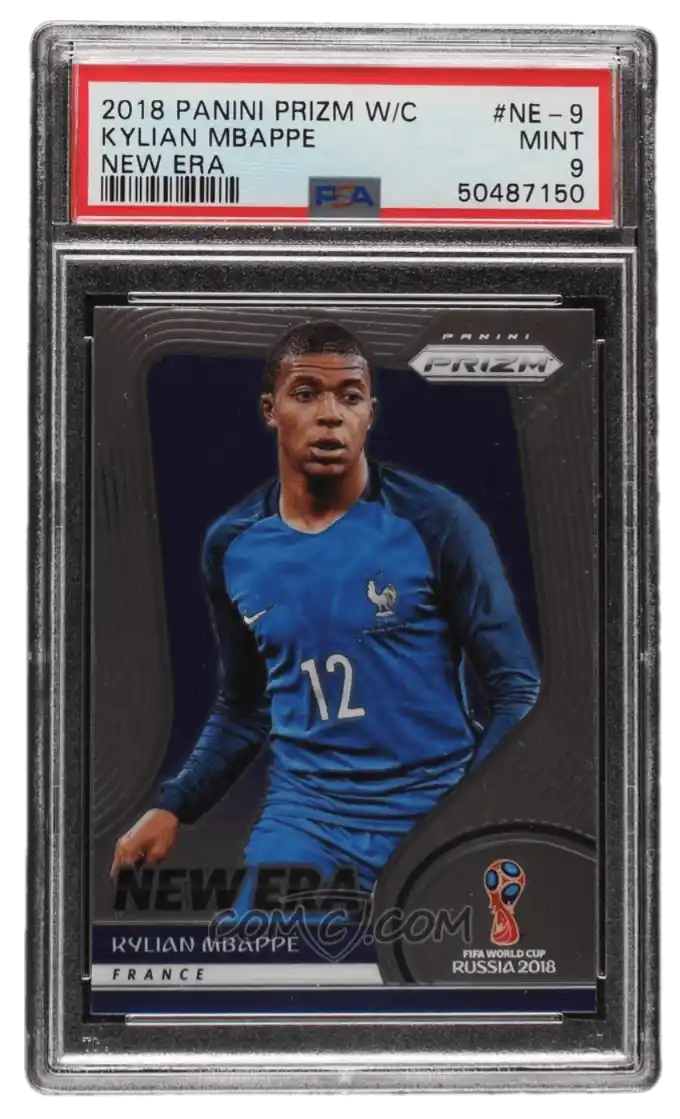 2018 Panini Prizm World Cup - New Era #NE-9 - Kylian Mbappe PSA 9