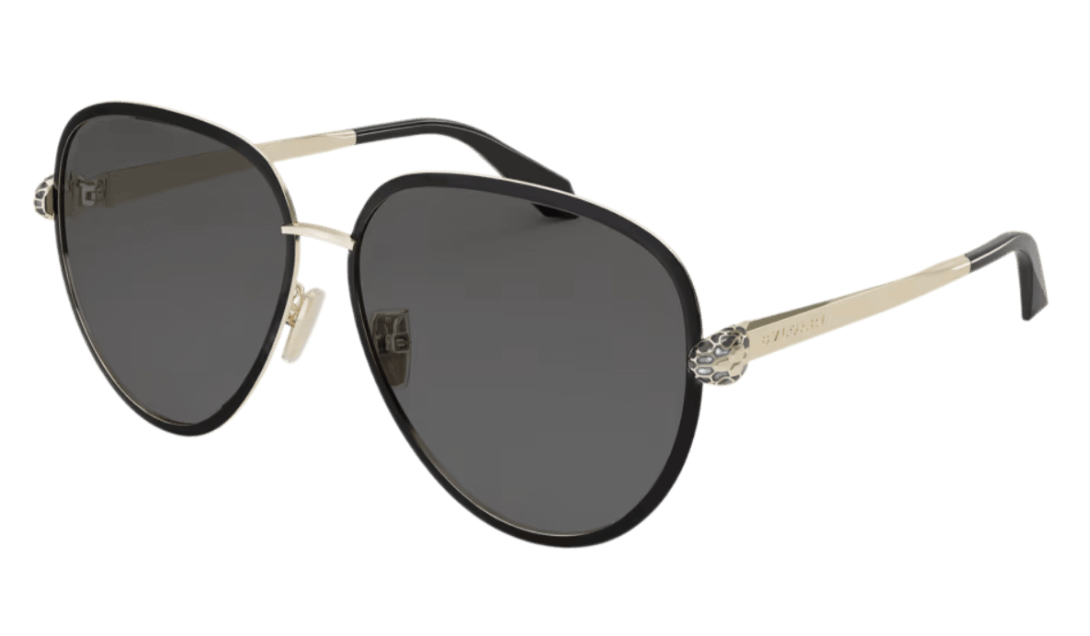 Bvlgari Serpenti Forver Pilot Sunglasses - Black
