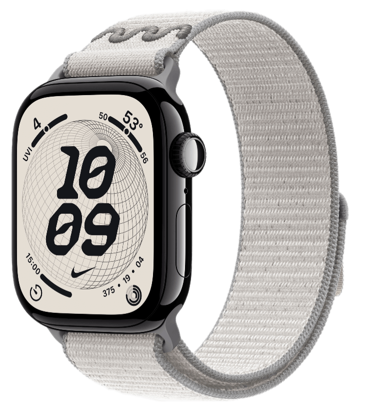 Apple Watch Series 11 - Aluminium, Jet Black, 42mm, GPS, Nike Sport Loop