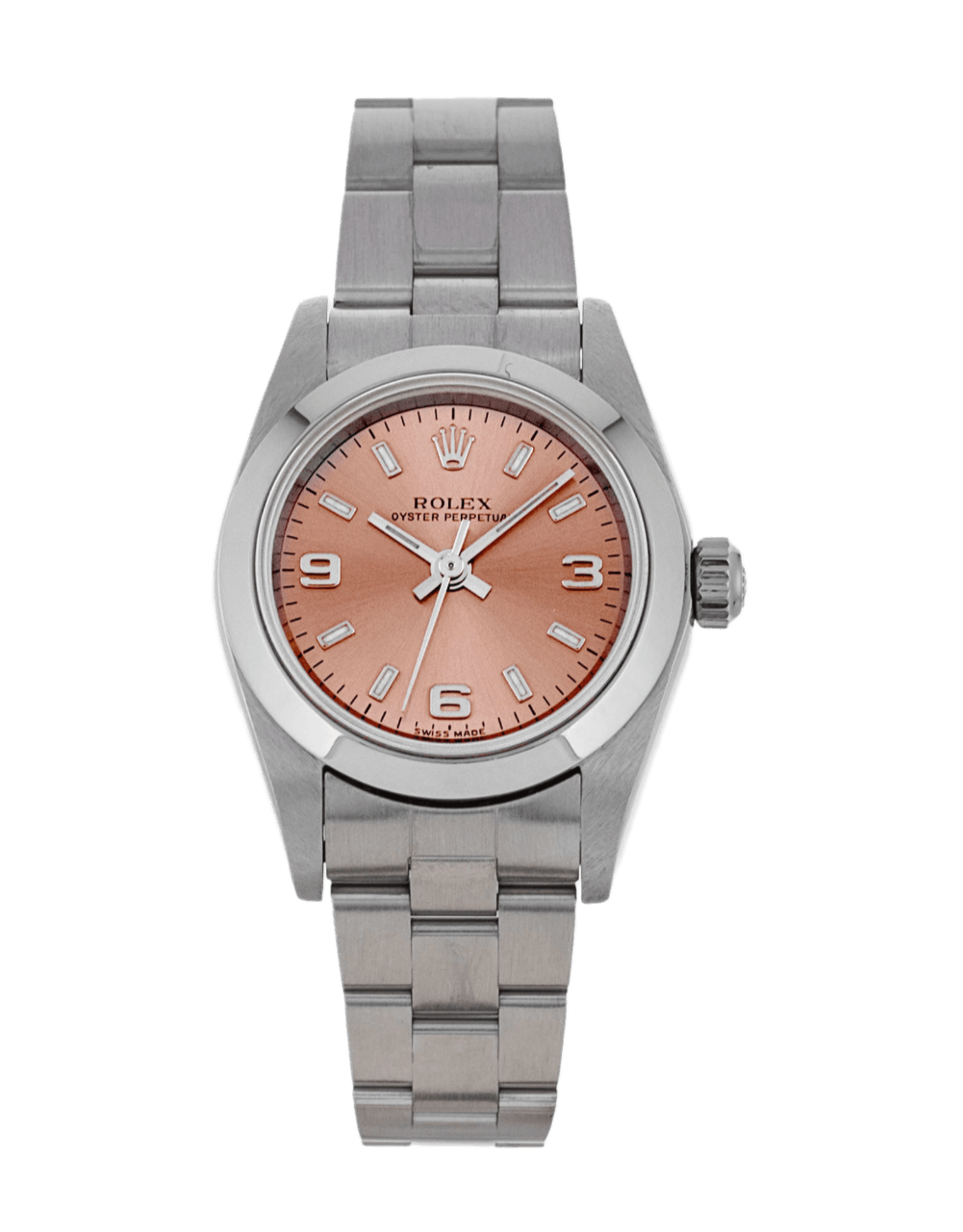 Rolex Lady Oyster Perpetual Salmon Dial - 24mm, Steel (2003)