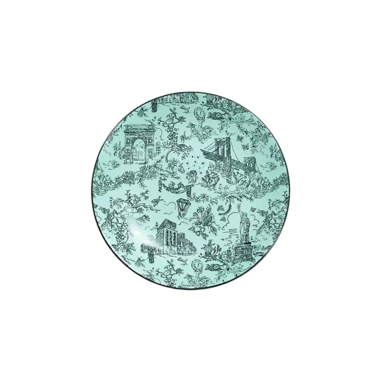 Tiffany Toile Bread and Butter Plate