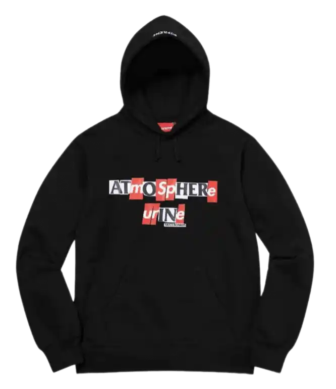 Supreme Antihero Hooded Sweatshirt - Black