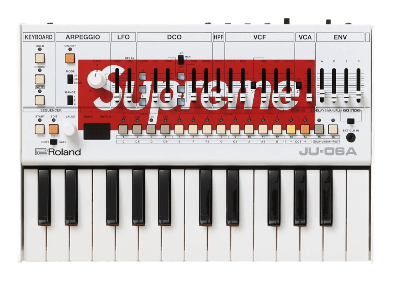 Supreme Roland JU-06A Synthesizer - White