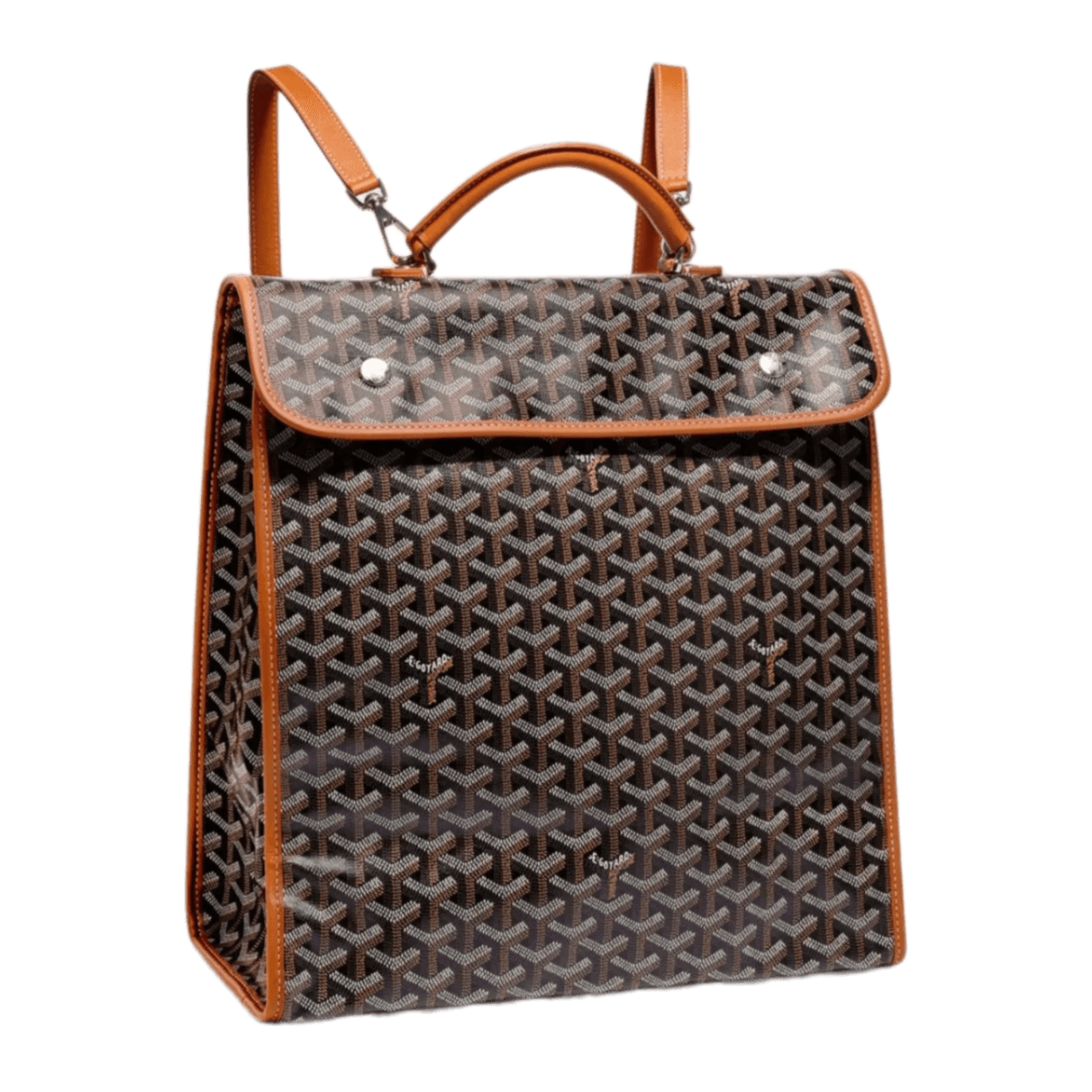 Goyard Saint Léger Backpack - Black and Tan