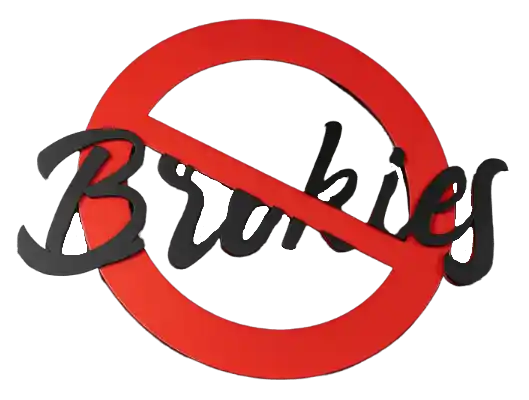 Top G "NO BROKIES" Sign