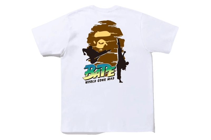 BAPE Japan Culture Karate Tee - White