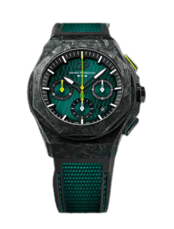 Girard Perregaux Laureato Absolute Chronograph Aston Martin F1 Edition - 44mm, Titanium