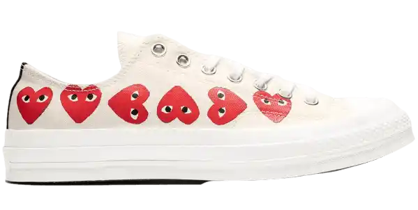 Converse Chuck Taylor All Star 70 Ox Comme des Garcons PLAY Multi-Heart - White