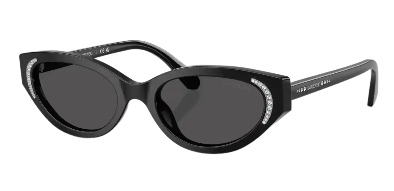 Swarovski Sunglasses Cat-eye Shape - Black