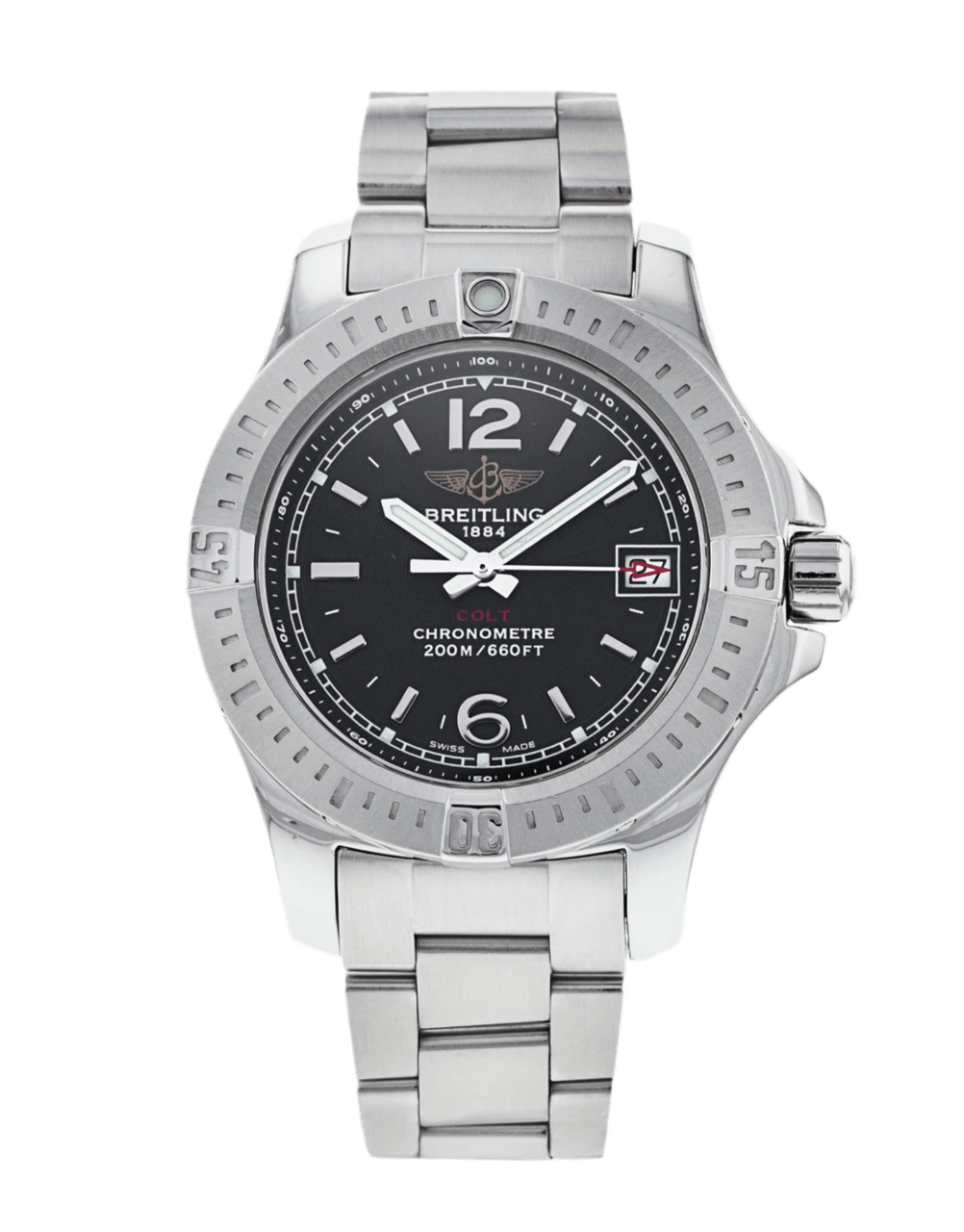 Breitling Colt Lady Black Dial - 33mm, Steel (2016)