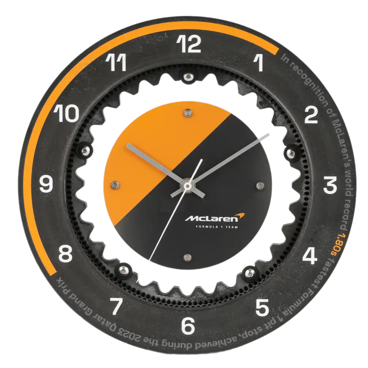 McLaren Brake Disc Clock