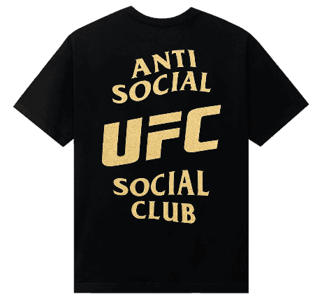 Anti Social Social Club x UFC Self-Titled Tee - Black