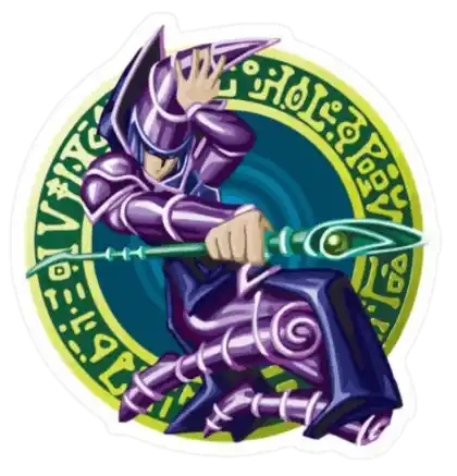 Yu-Gi-Oh Dark Magician Sticker