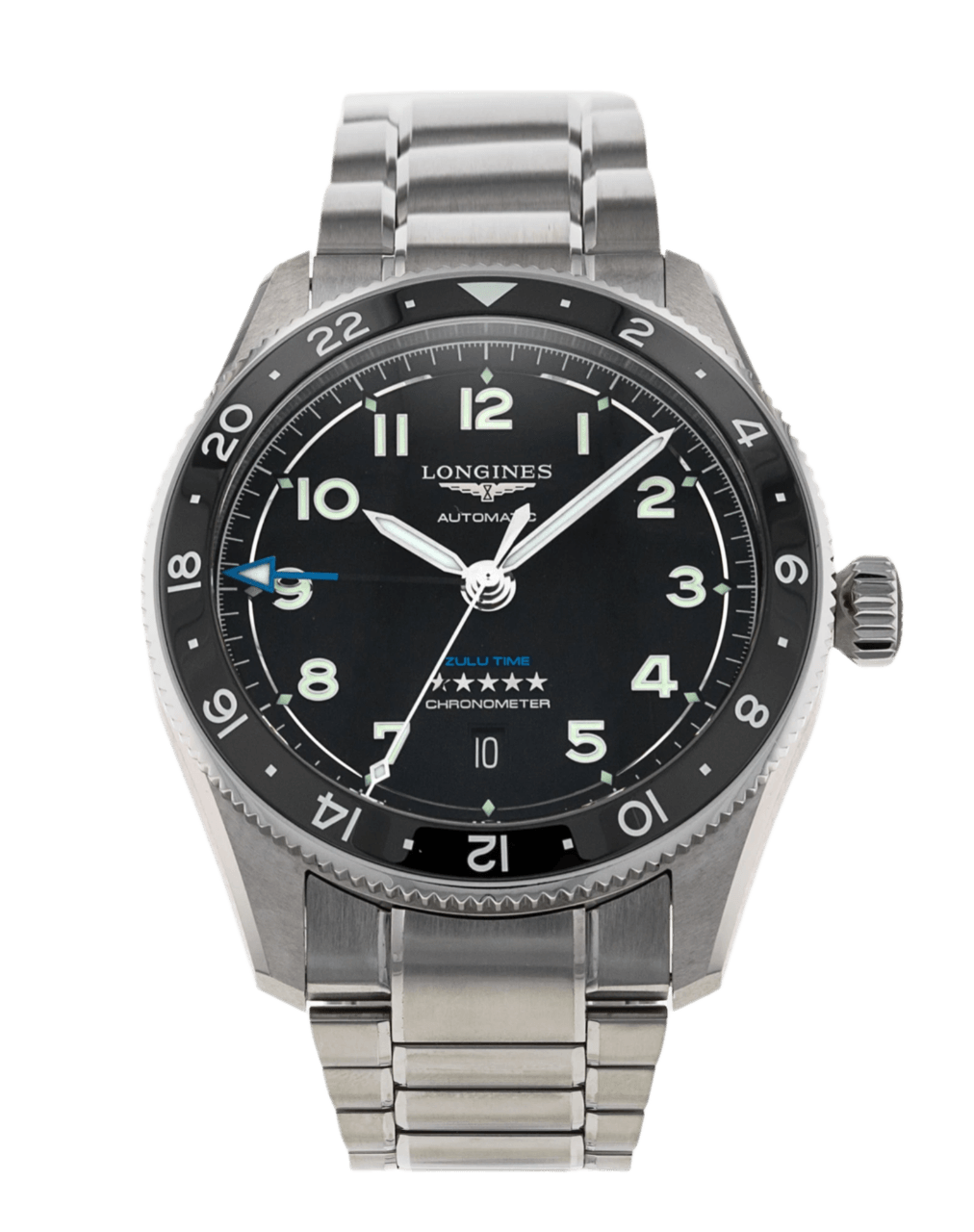 Longines Spirit Black Dial - 42mm, Steel (2022)