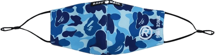 BAPE ABC Camo Mask (SS21) - Blue