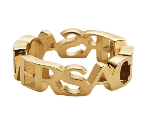 Versace Logo Ring - Gold