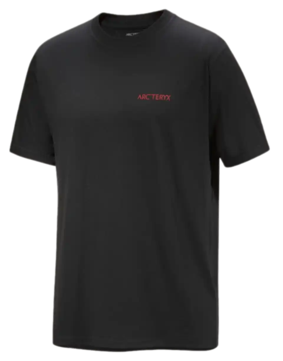 Arc'teryx Kragg SL Cotton Blurred Bird Shirt SS - Black/Dynasty