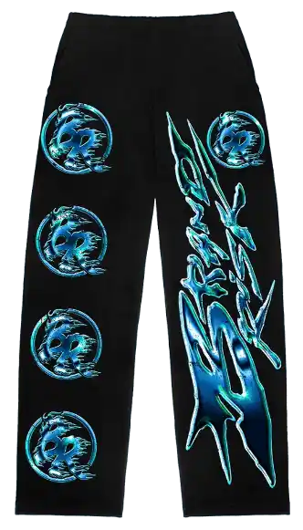 Brand Risk World On Lock Black Joggers