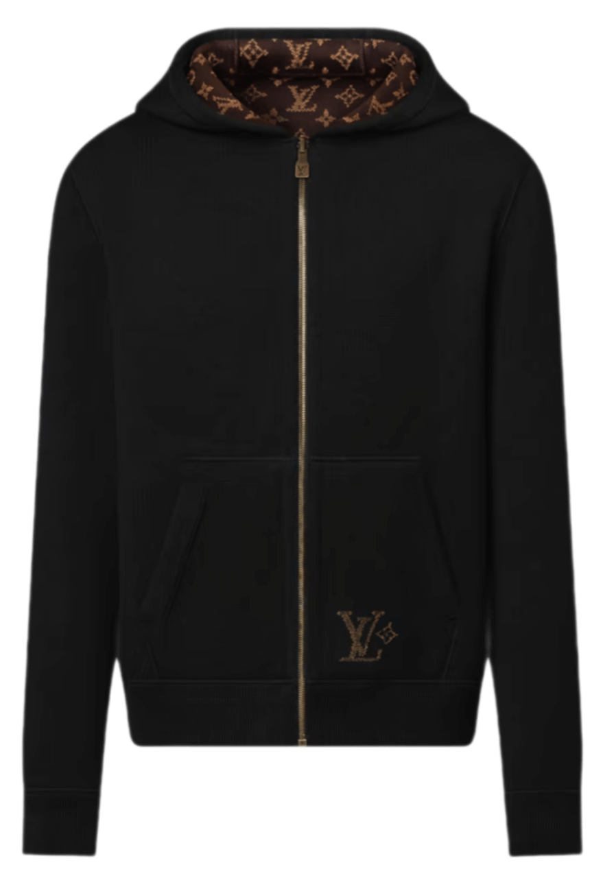 Louis Vuitton Monogram Reversible Double Face Hooded Blouson