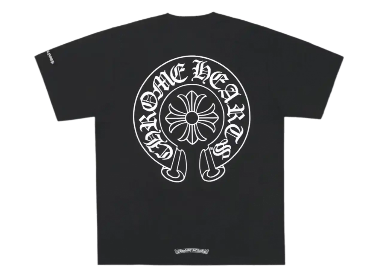 Chrome Hearts Horse Shoe Logo Pocket T-Shirt - Black