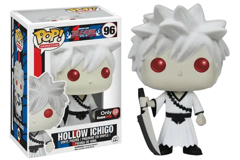 Animation Bleach Ichigo Kurosaki (Hollow) (Black and White) Gamestop Exclusive Figure 96