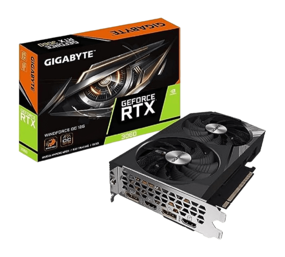 Gigabyte NVIDIA GeForce RTX 3060 WINDFORCE OC V2 Graphics Card - 12GB GDDR6