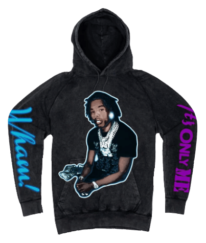 Lil Baby Acid Black Wham! Hoodie