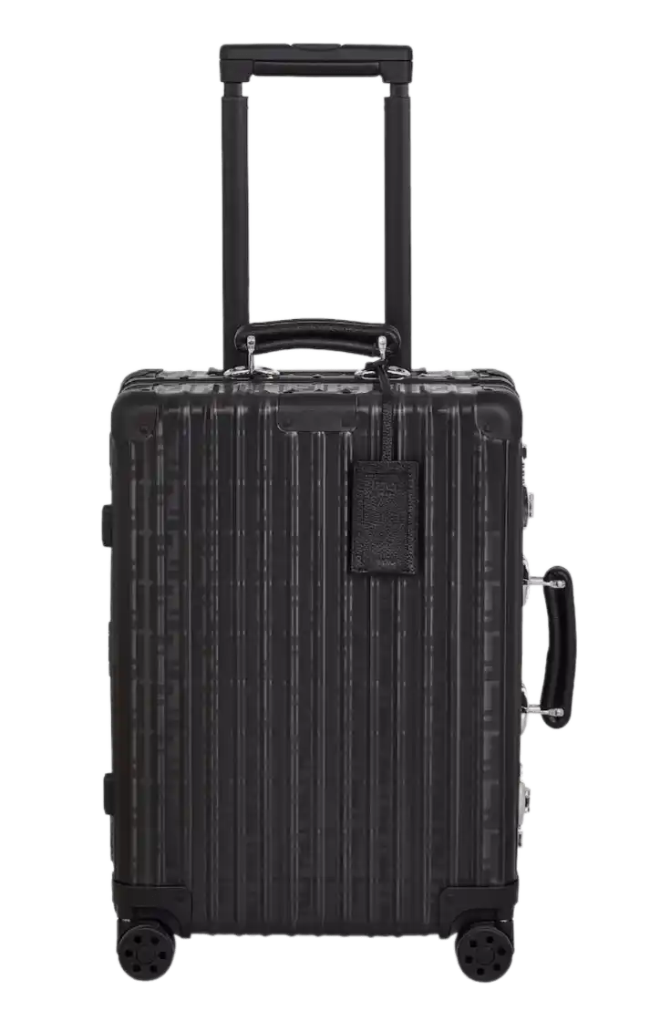 Fendi FF Motif Cabin Size Trolley - Black
