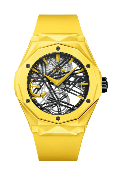 Hublot Classic Fusion Tourbillon Orlinski Yellow Magic - 45mm, Ceramic
