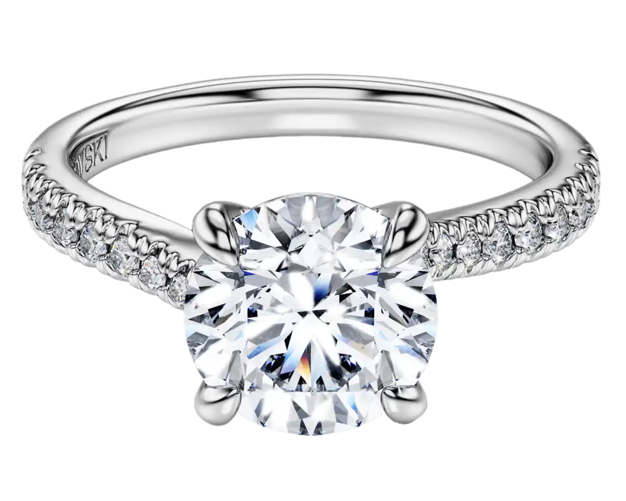 Swarovski Eternity Solitaire Ring - 2.25 ct Lab-grown Diamonds, 14k White Gold