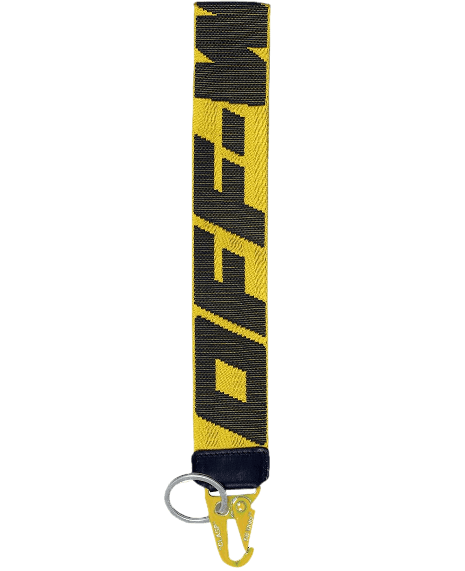 Off-White 2.0 Industrial FW21 Keychain - Yellow/Black/Yellow