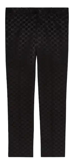 GG Cotton Viscose Formal Pant - Black