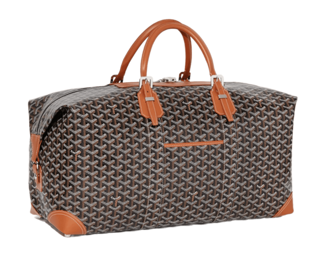 Goyard Bowling 55 Bag - Black and Tan
