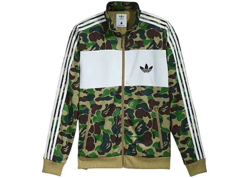 BAPE X adidas ABC Camo Track Jacket - Green