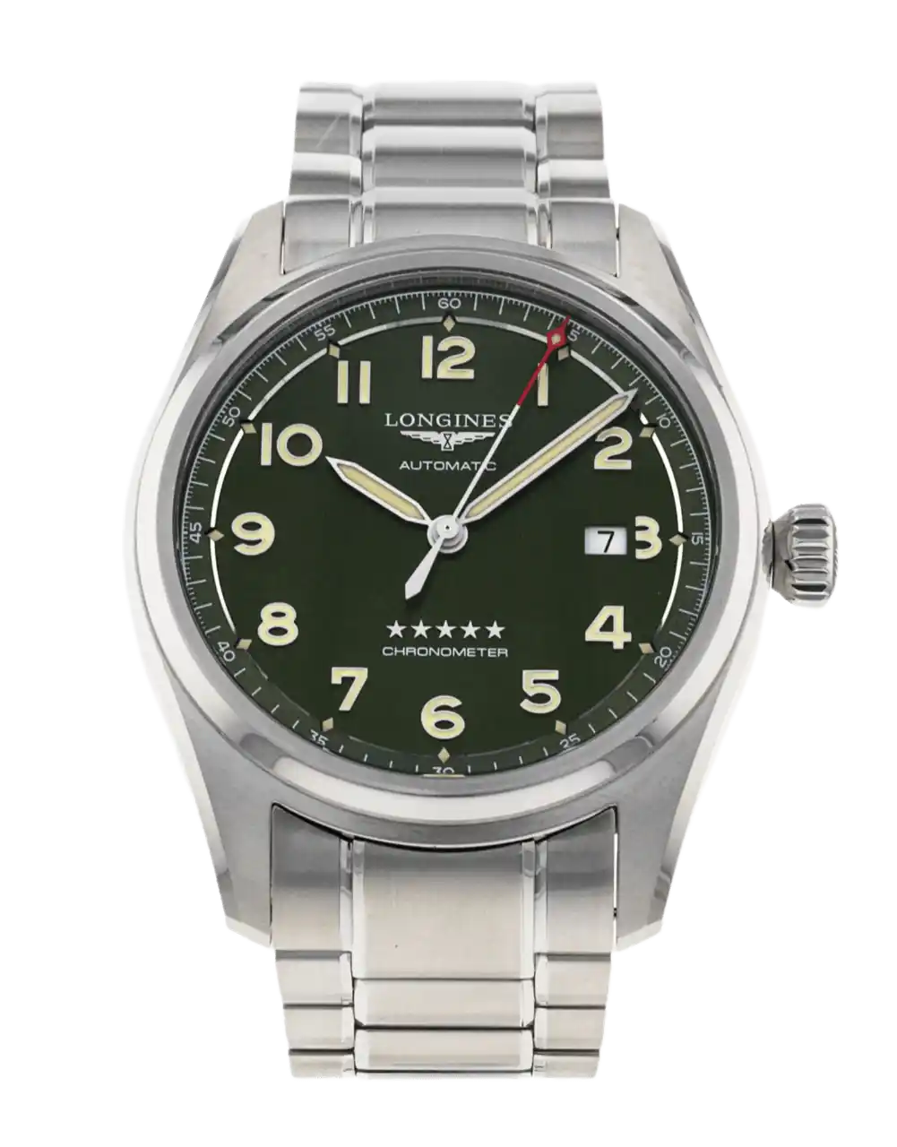 Longines Spirit Green Dial - 42mm, Steel (2023)