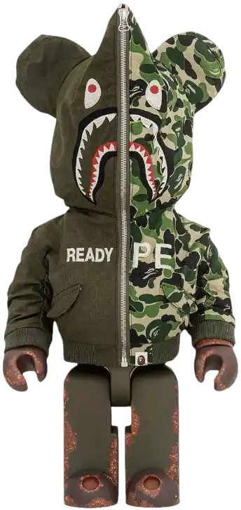 Bearbrick x Readymade x A Bathing Ape 1000% - Multi