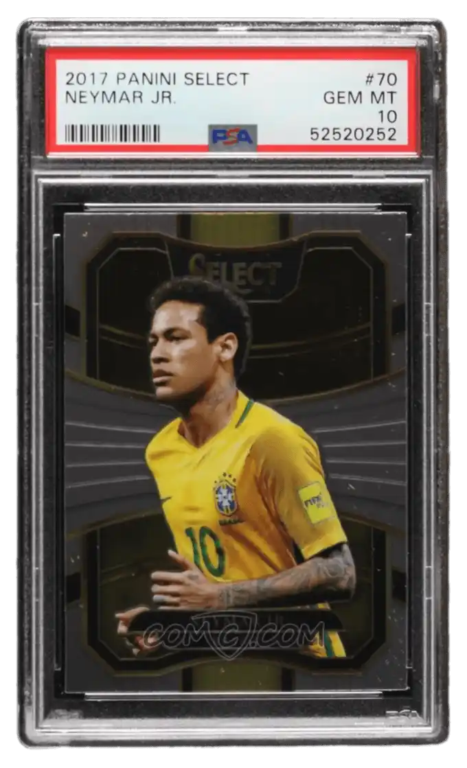 2017-18 Panini Select - #70 - Terrace - Neymar Jr PSA 10