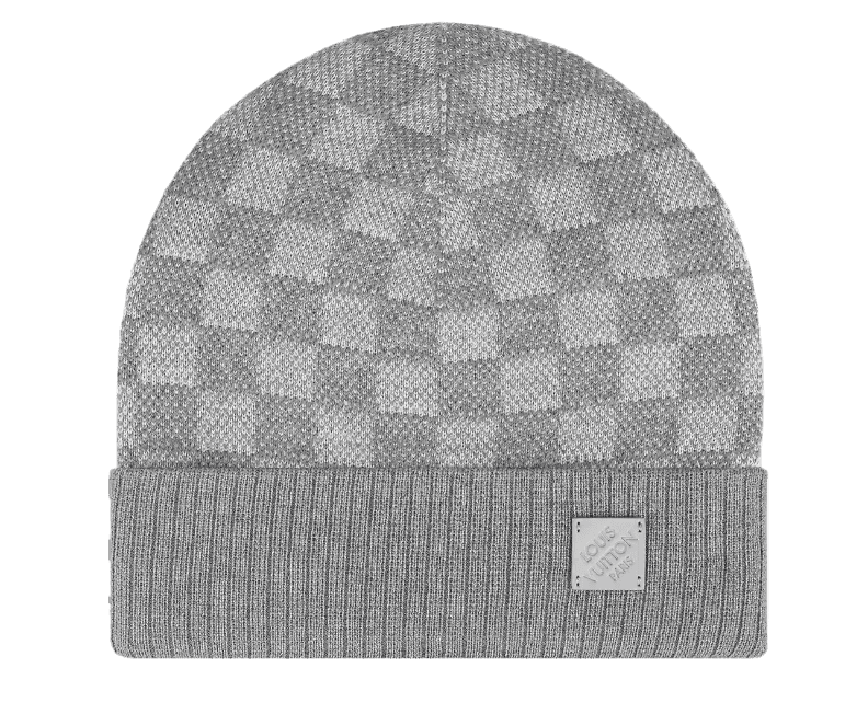 LV Neo Petit Damier Beanie - Light Grey