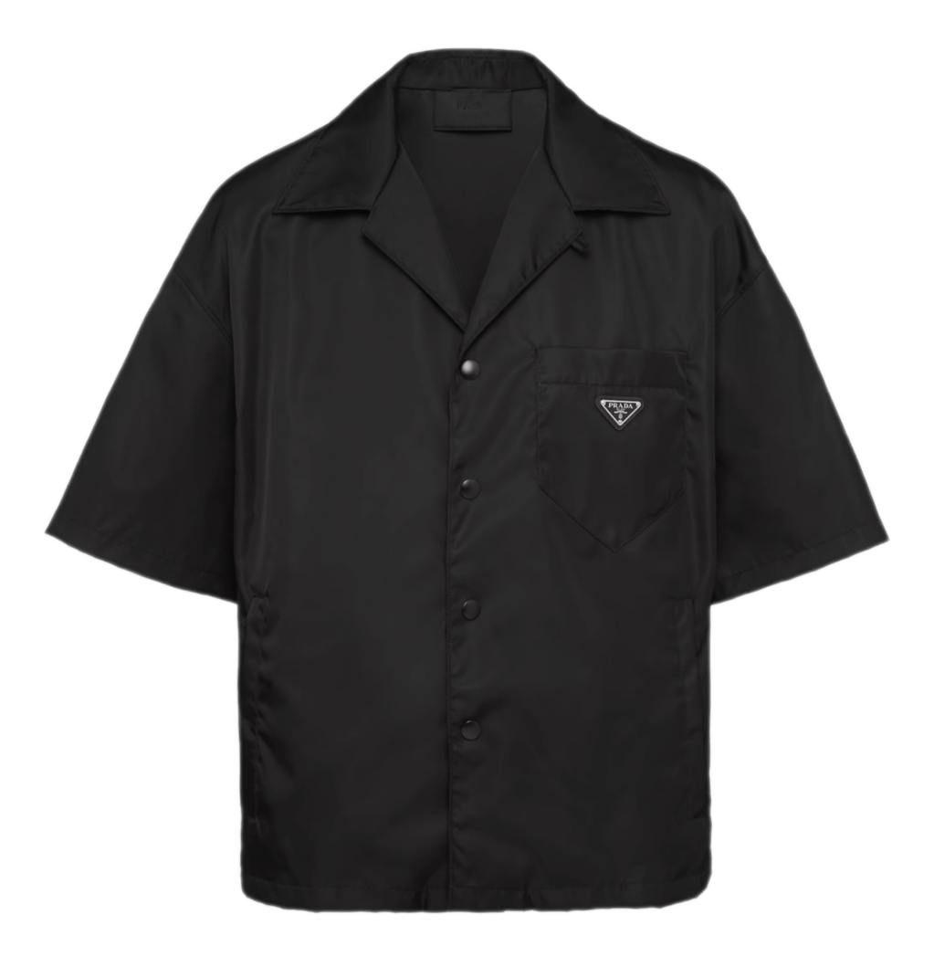 Prada Re-Nylon Short-sleeved Shirt - Black