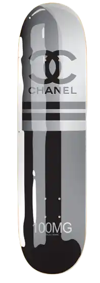 Denial Designer Drugs Chanel II Skateboard Deck - Chrome