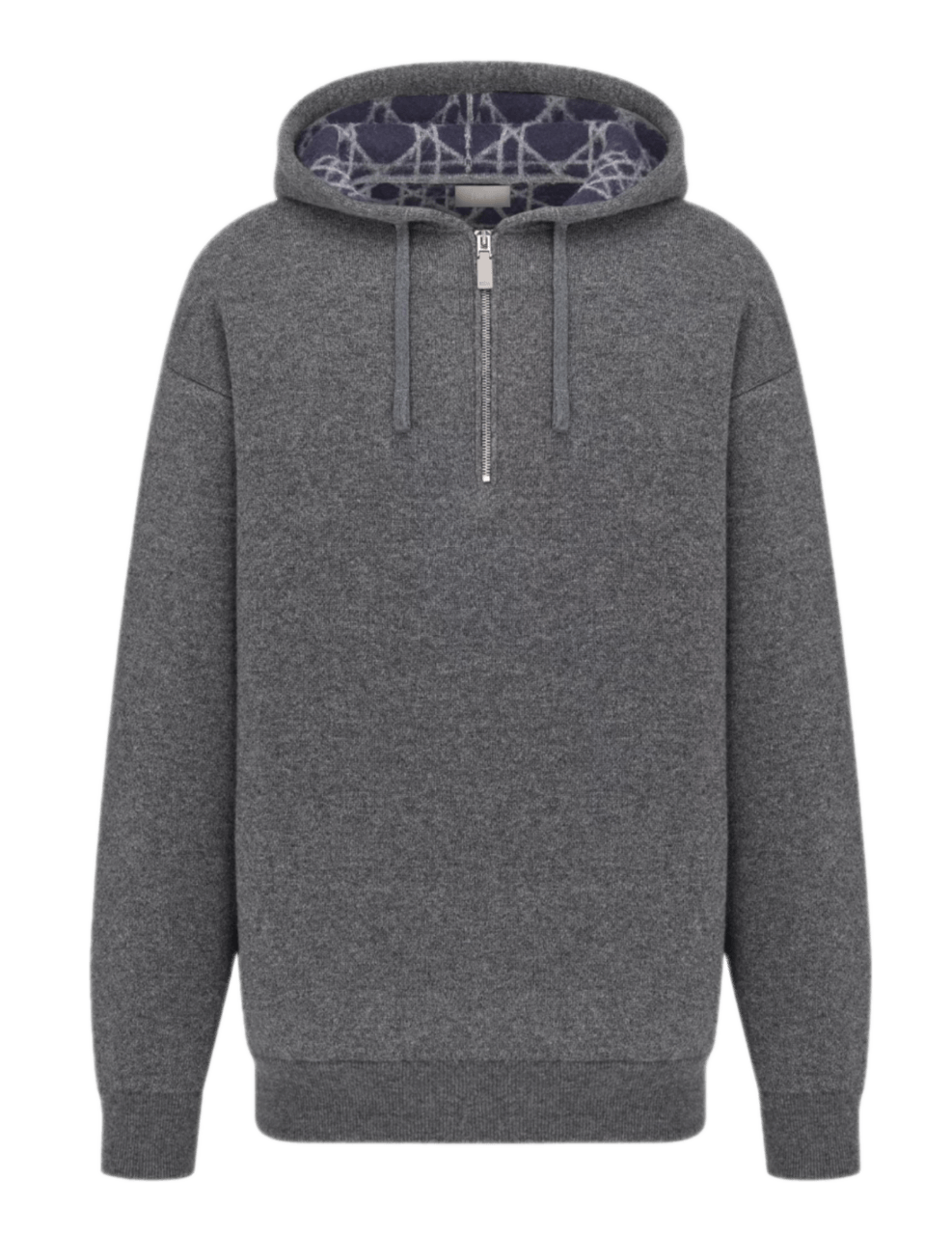 Dior Icons Hooded Sweatshirt - Gray Double Sided