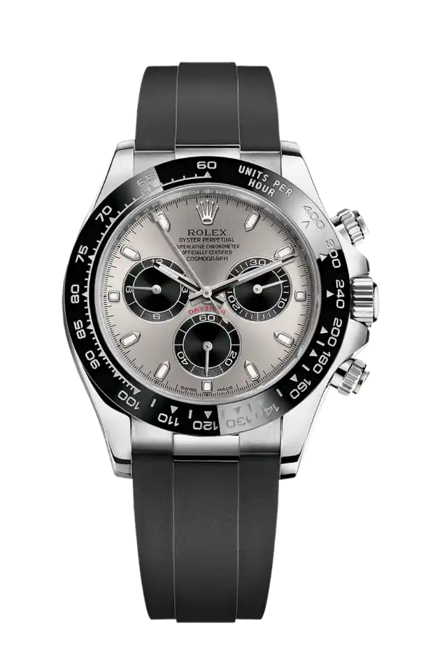 Rolex Daytona Steel and Black Dial - 40mm, White Gold (2021)