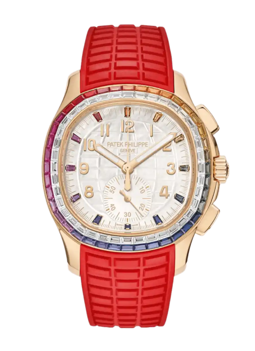 Patek Philippe Aquanaut Luce "Rainbow" Chronograph - 40mm, 18ct Rose Gold (2024)