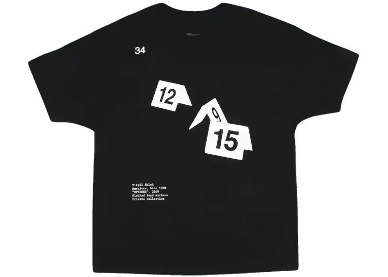Virgil Abloh ICA Options T-shirt - Black