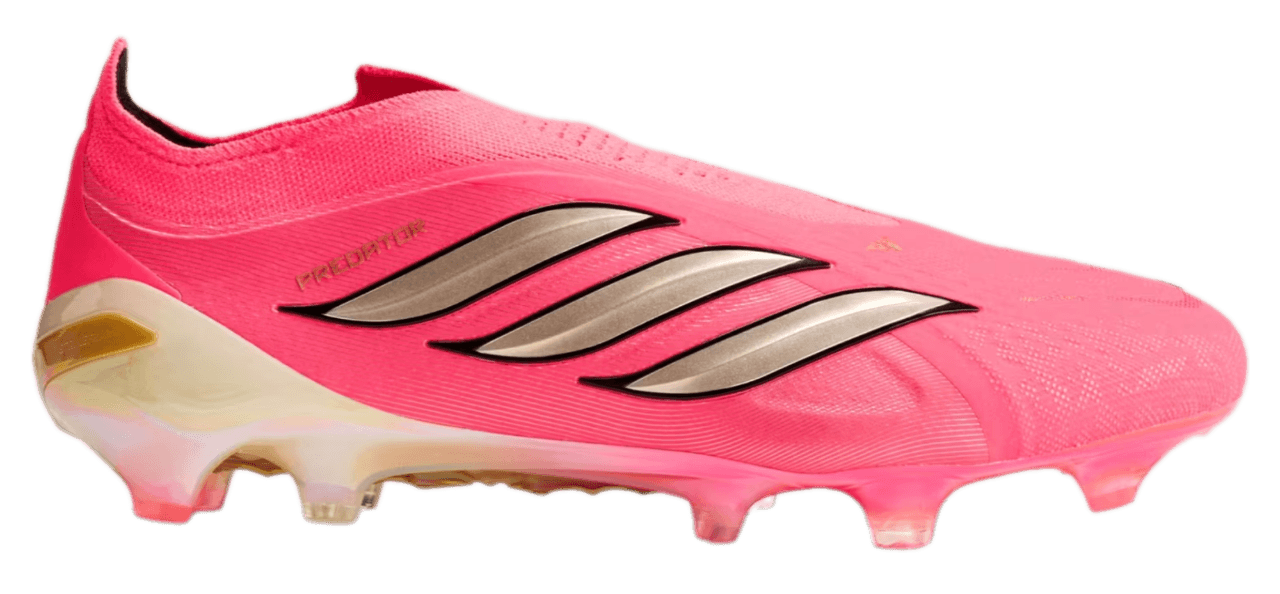adidas Predator Elite Laceless Firm Ground Boots - Pink/Black