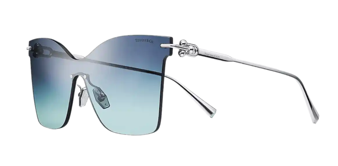 Tiffany HardWear Sunglasses - Gold-plated Metal with Tiffany Blue Lenses