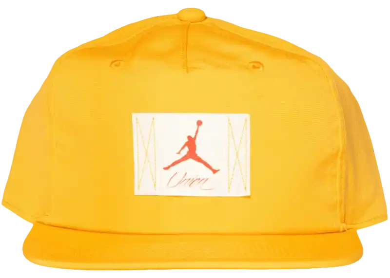 Jordan x Union Cap - Sport Gold/Habanero Red