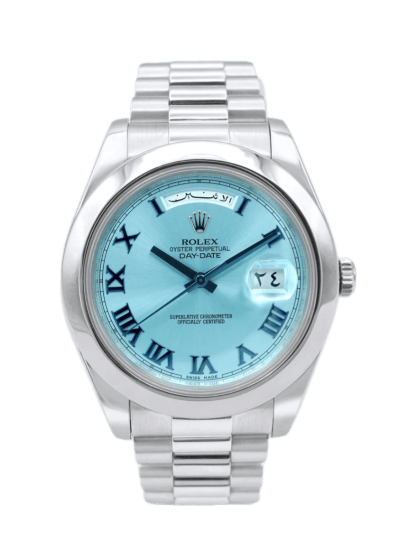 Rolex Day-Date II Blue Dial - 41mm, Platinum (2012)