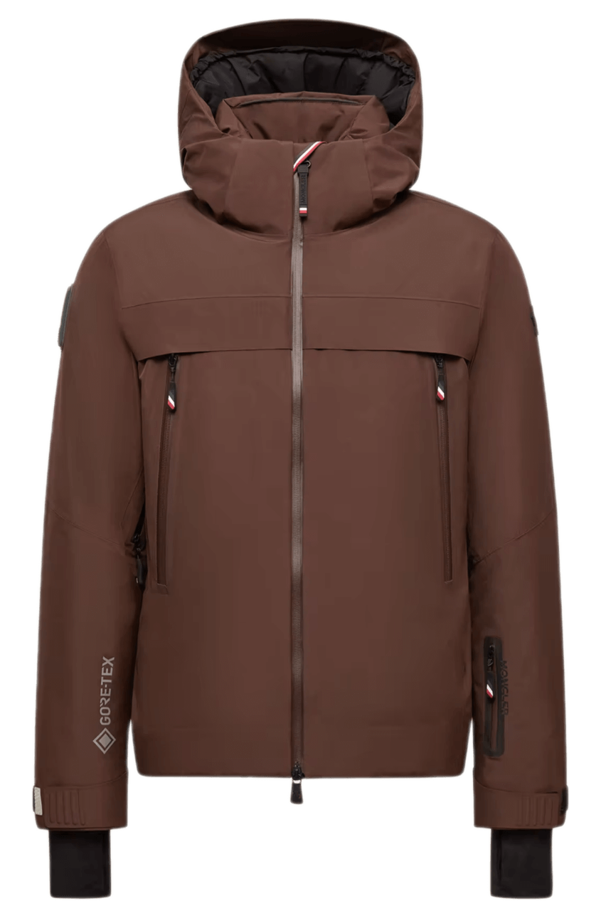 Moncler Balmhorn Hooded GORE-TEX Insulated Ski Jacket - Brown
